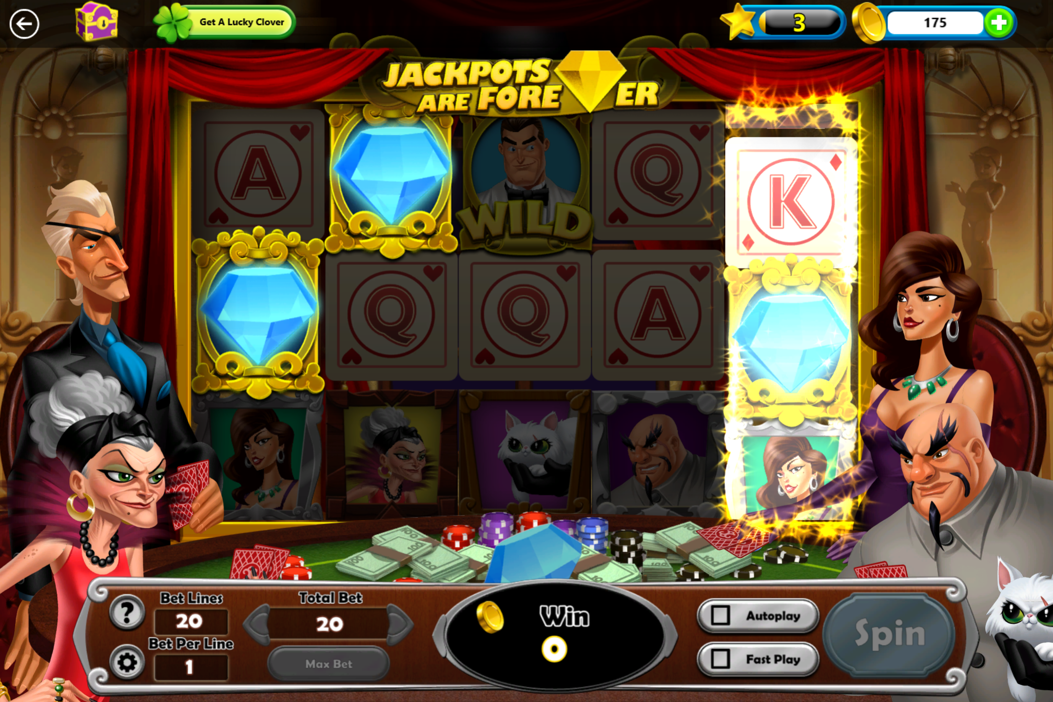 ハードボイルドな雰囲気が漂うセカンドステージ“Jackpots are forever”。ミスター・ジャックポットは無事に宝石泥棒を捕えられるか？