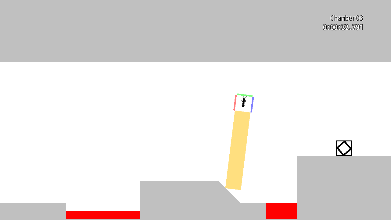 動きながら無闇に棒を伸ばすと、どこに動くのかまったくわからなくなる