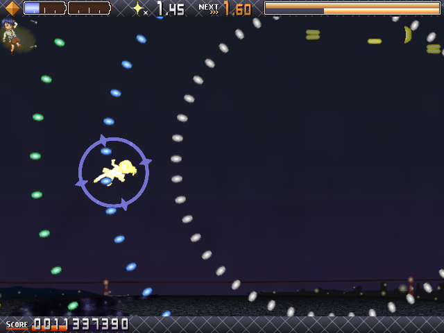 攻撃を受けてもポジティブ度が半減するだけでミスにはならない