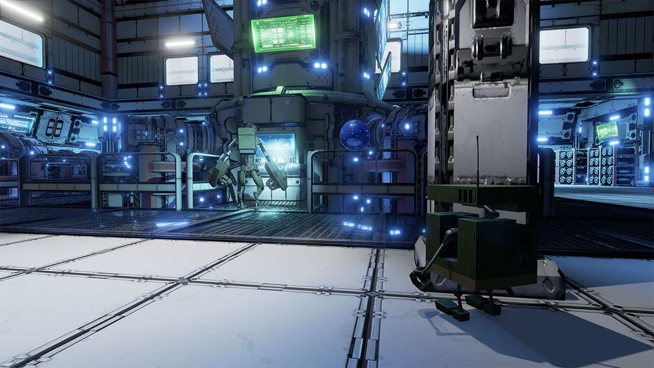 警備ロボットがこちらを向いていない時などの隙を狙って移動