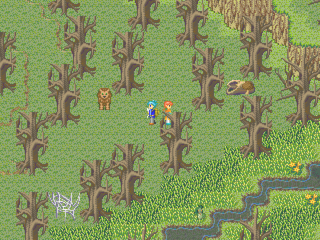 戦闘は敵に触れるとスタート。7×7マスのフィールドで戦う