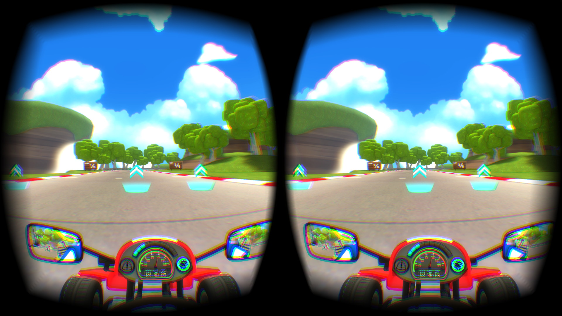 コース内に配置されている加速床