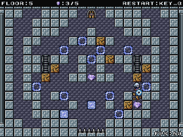 破壊できるブロックもあるので、必要に応じて破壊していく