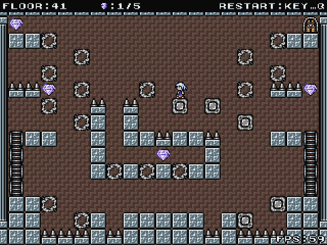 狭いステージなのに、非常に複雑な1本道のルートを作ってあることに感動する。よくぞこんなステージを考え付いたものだと言うほかない
