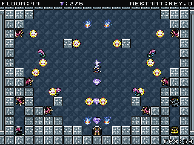 狭いステージなのに、非常に複雑な1本道のルートを作ってあることに感動する。よくぞこんなステージを考え付いたものだと言うほかない