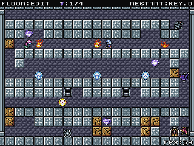 ある程度ゲームを進めるとステージエディットも可能になる。面白いステージを作ったら作者に投稿してほしい