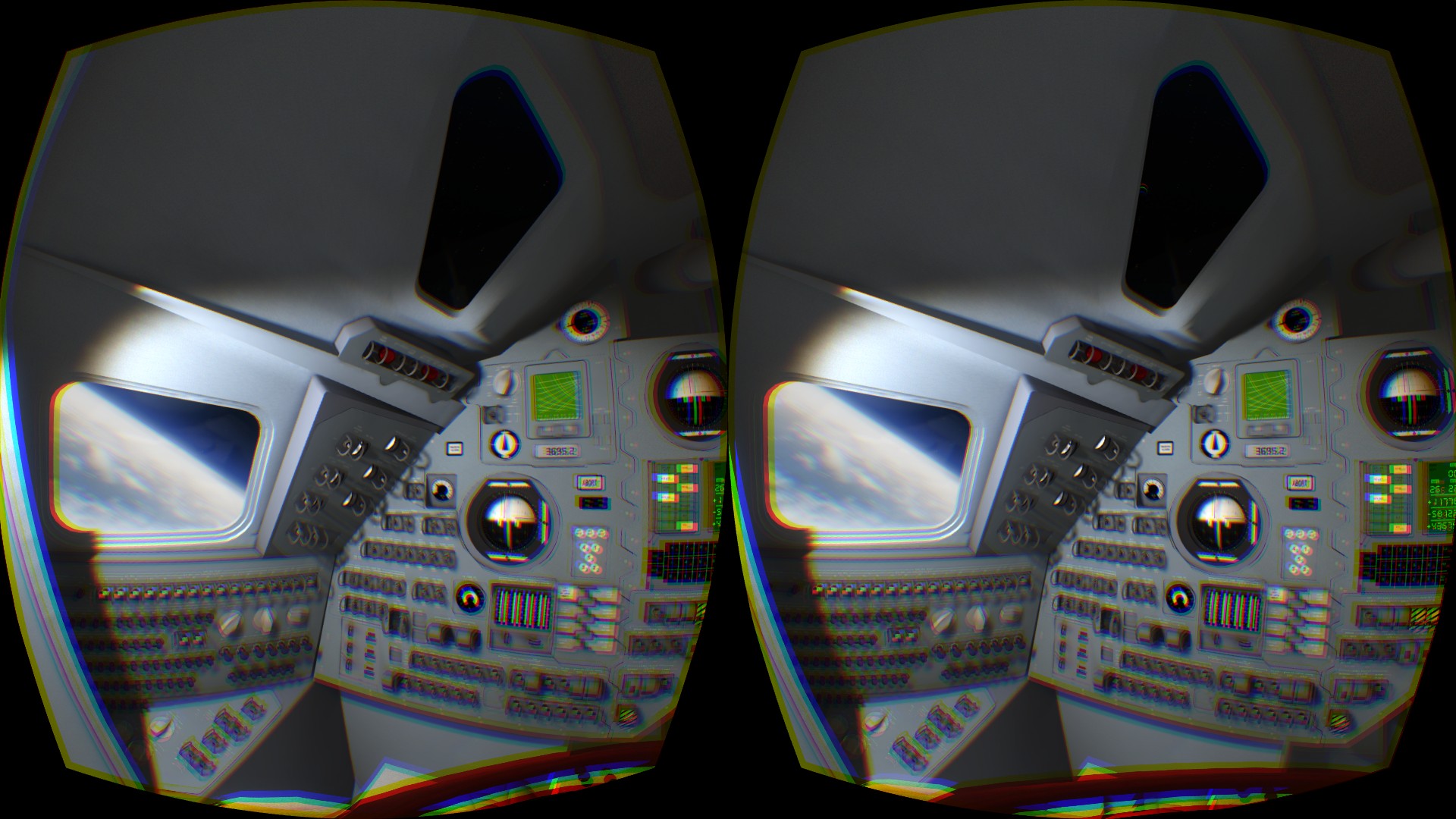 徐々に上がっていく高度計。そして窓の外の景色も高度と平行して変化していく。地球を見下ろすまでの時間があまりにも短いことに驚く