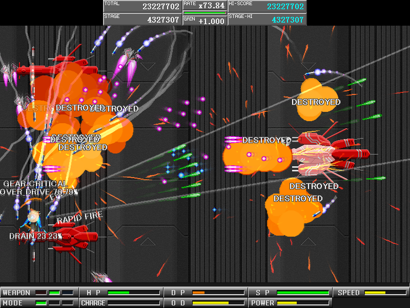 OD中、さらに攻撃を受けると再びDPが溜まって“クロスドライブ”が発生