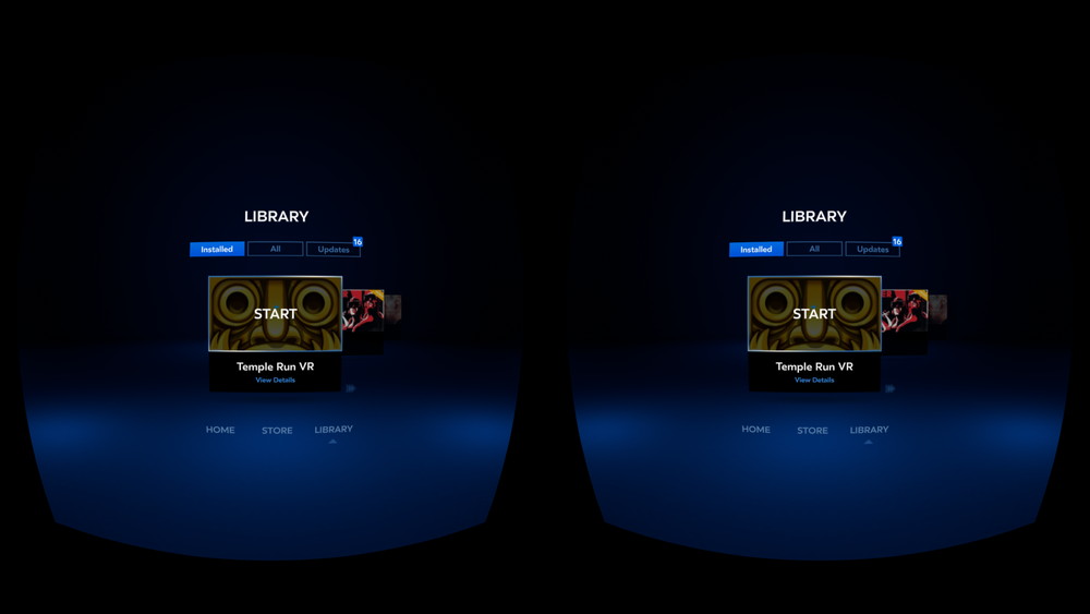 最近使用したアプリが“HOME”画面に表示される。他のアプリは“LIBRARY”で一覧を見ることができる。