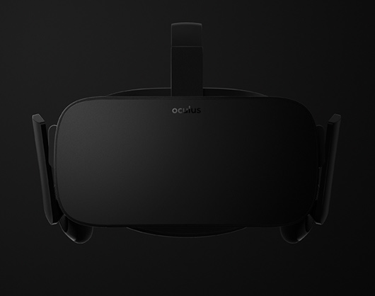 Oculus Rift製品版。これまでのDK2に比べれば洗練された外見