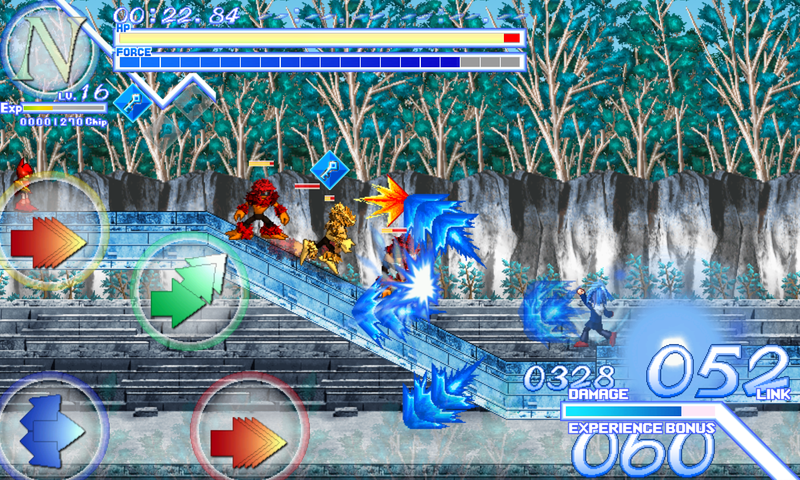 フォースのアイコンをタップすると画面が一時停止し入力待ちに。落ち着いて次のアクションを考えられる