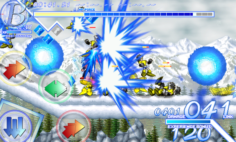 敵が増え、自分のフォース技も強力なものになると、画面がエフェクトで埋め尽くされる。うまく行けば爽快だが、失敗すると即死に繋がることもある