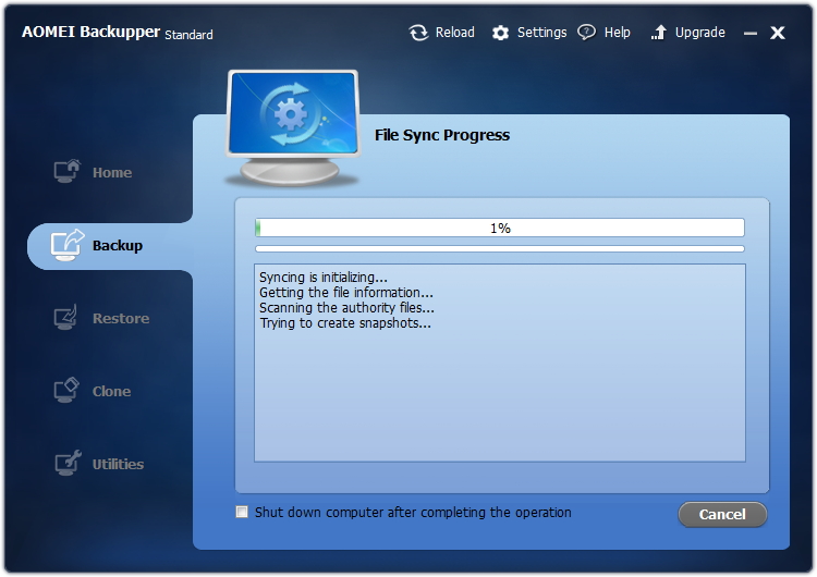 指定したフォルダーやファイルを定期コピーしてバックアップするファイル同期を追加