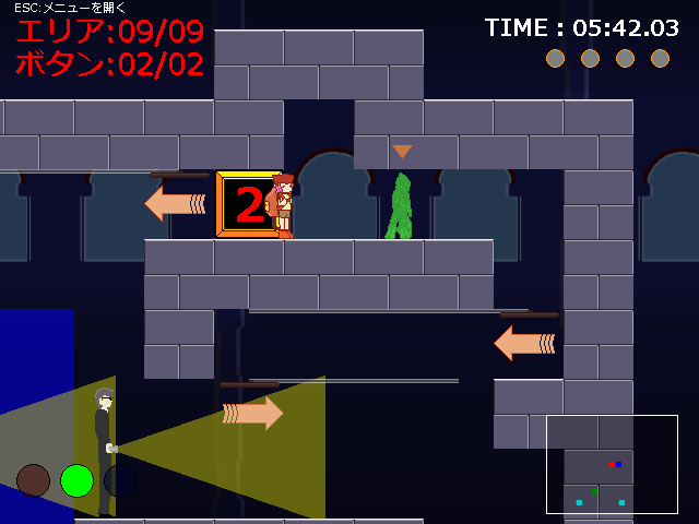 レオンとツグミの2人を交互に操作する