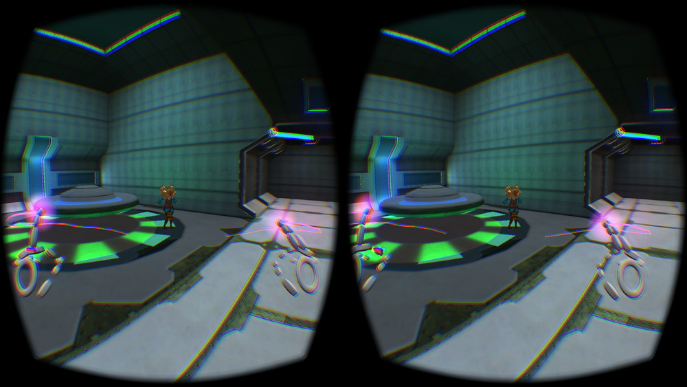 指の軌跡がこのようにピンク色で空間に浮かび上がる。両手で同時に詠唱可能だ