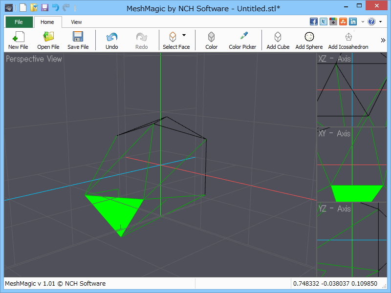 簡易的な編集機能も搭載