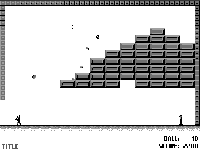 野球とブロック崩しを組み合わせたユニークなアイデア。光るブロックを狙うという要素もあり、単純な内容ながら完成度が高い