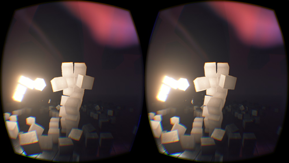 床のブロックがもこもこと動き出す