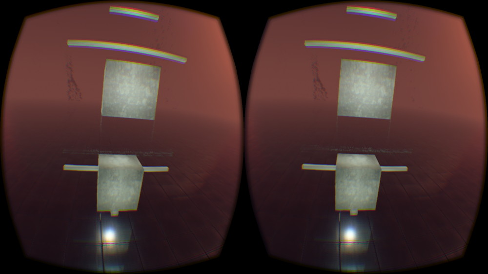 光とブロックの連動した動き