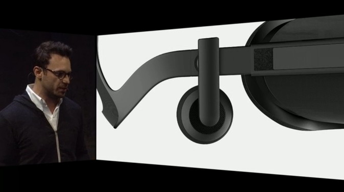 ヘッドホンは一体型だが、取り外しも可能