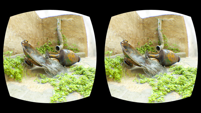 サムスン社のGear VR向け無料アプリ「ORBX Media Player」で見ることのできる奥行きのある360度画像