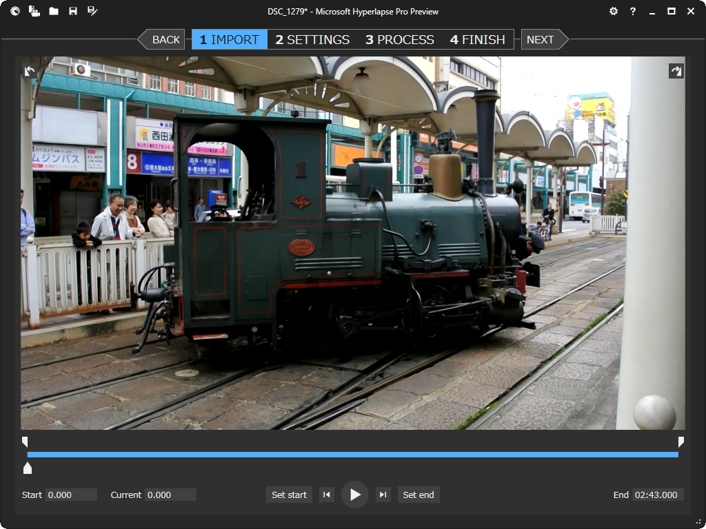 「Microsoft Hyperlapse Pro」v1.1.5637.34085