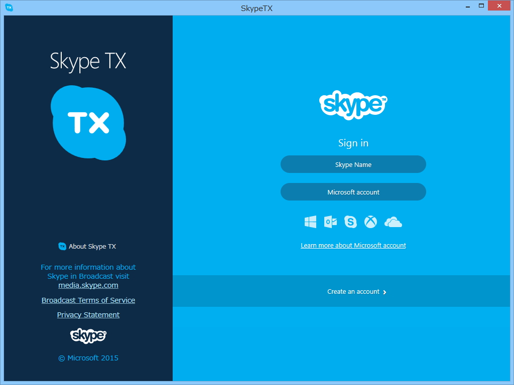 「Skype TX Controller Application」v1.15.702.2