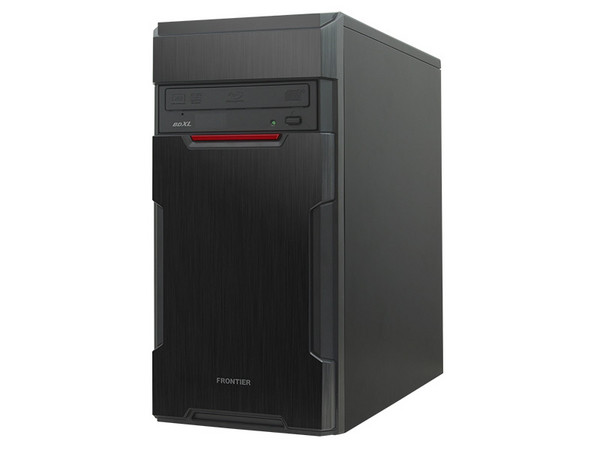 今回使用したFRONTIERの“FRGXH818/ELS”。グラフィックスボードがすでに搭載された状態で出荷される。