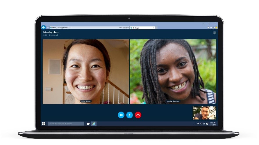 「Skype for Web」（同社ブログより引用、以下同）