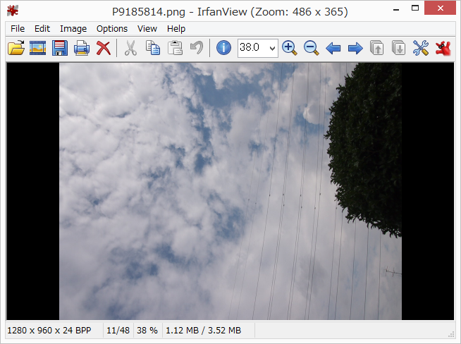 ［Zoom box］では直接倍率を指定することも可能