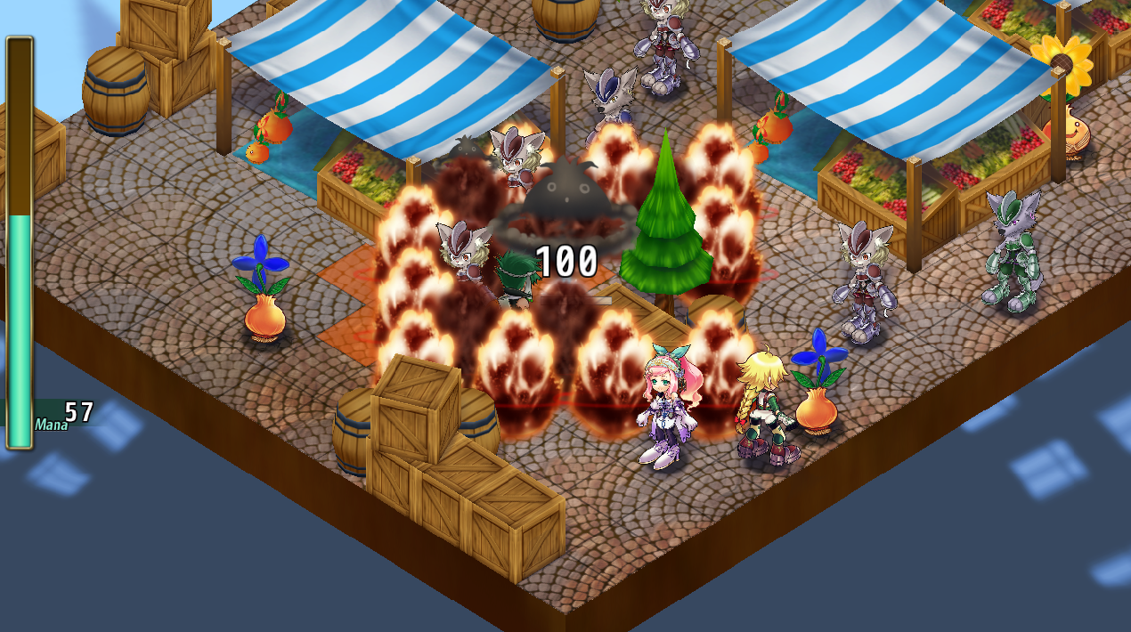 ボニョンを倒すと爆発し、周囲のユニットにダメージを与える