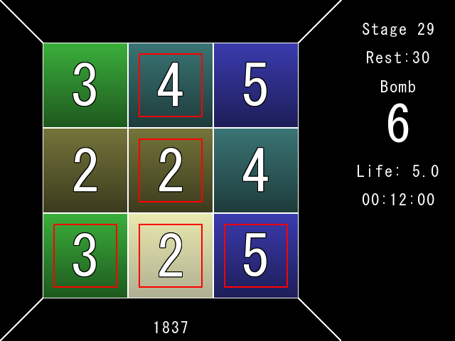 ゲームのルールは簡単だが、問題はクリック回数が増えるごとに急激に難しくなっていく
