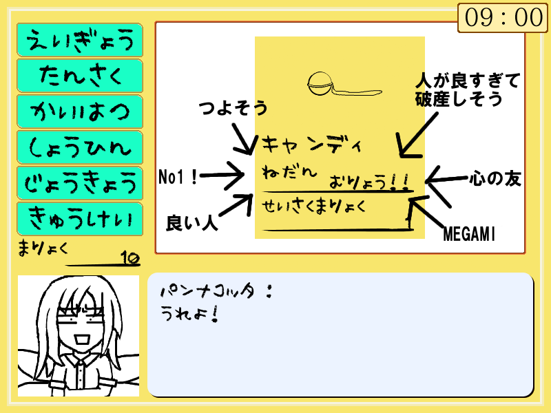 パンナコッタのキレのあるツッコミも楽しみつつ、日数経過でストーリーが進んでいく。そして……