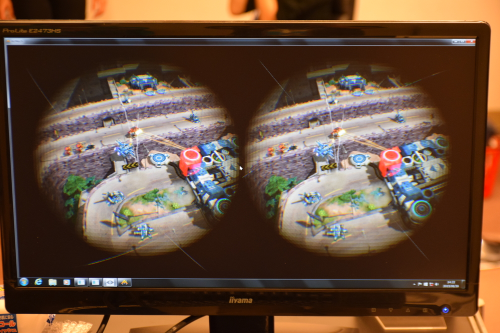 ミニチュアのように味方と敵が交戦する