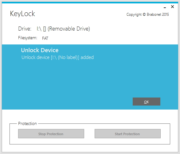 “カギ”となるUSBメモリを作成