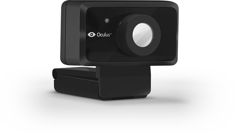 DK2のトラッキング・カメラ。モニターの上部にクリップで止めたり、三脚の上にネジ留め固定することも可能だ