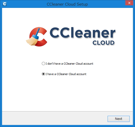 アカウントの作成とクライアントアプリのインストールが必要