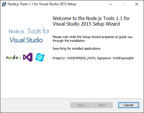 「Node.js Tools for Visual Studio」v1.1