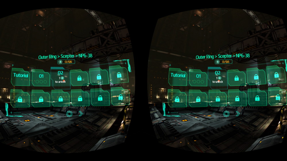 メニュー画面。ステージを選択しよう