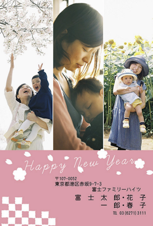 「写真」をウリにしているだけあり、写真をレイアウトに組み込んだデザインが多い