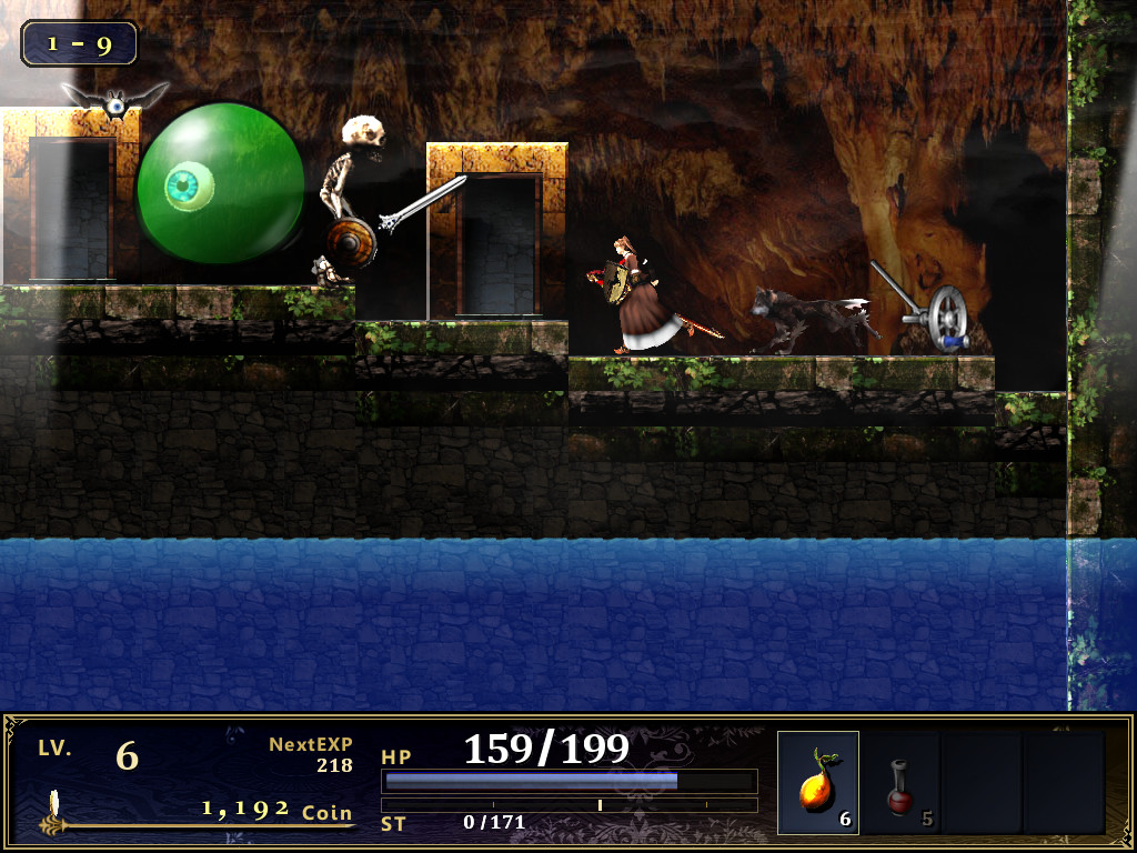 ランダムダンジョンを攻略していくアクションRPG