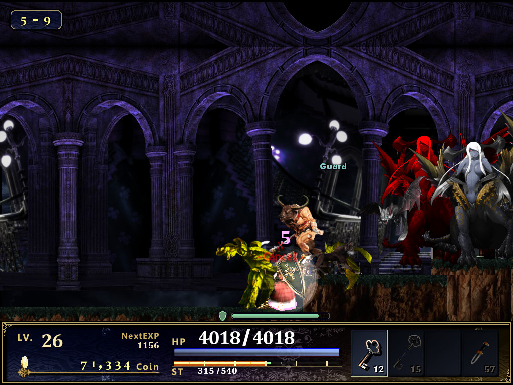 猛毒を受けてカウントダウン中、アイテムでの治療を試みるも敵の攻撃で何度もキャンセルされ、もはやこれまでという状況。後から見返すと左に逃げれば……と思うがパニックに陥るとそれどころではない（このあと倒れました）