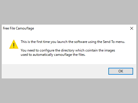 初回利用時に、フォルダーを選択するダイアログが表示される。このフォルダーからソース画像がランダムで選択される仕組み