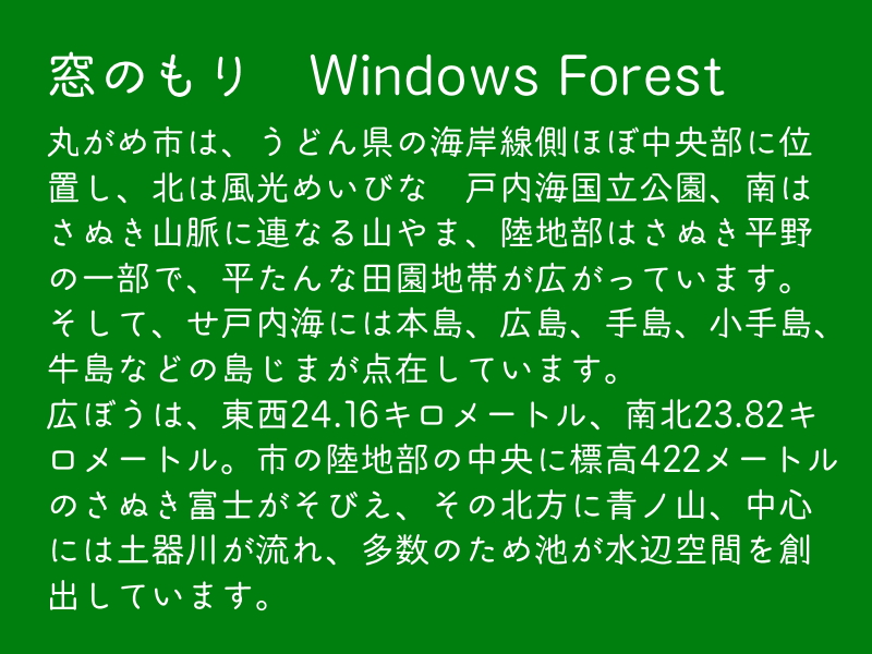 「まるがめ本丸ゴシックmini」
