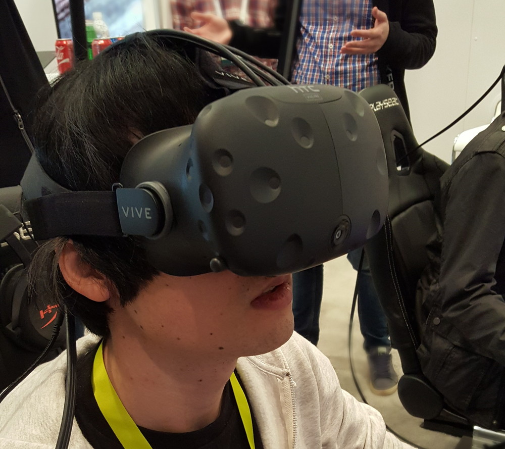 装着したところ