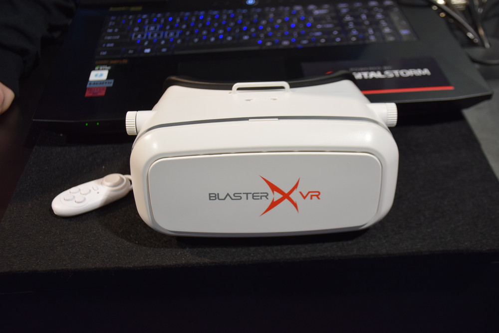 CreativeのBlaster X VR。360度プレイ動画共有サービス“Blaster Zone”も合わせて発表された