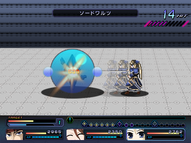 クリティカルチャンスが発生すると、画面右上のカウンターがゼロになるまで攻撃を重ねることが可能。アーツをヒットさせることでカウントを増やすことができる