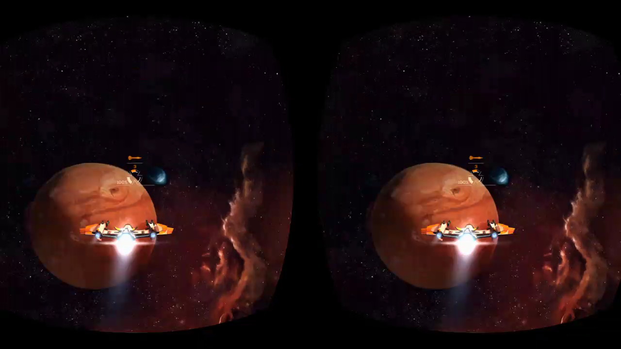 空間を自由に飛び回ることができる