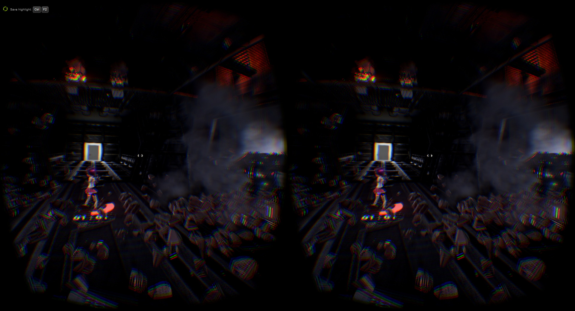 最後まで進むとボスが出現、激しく攻撃してくる