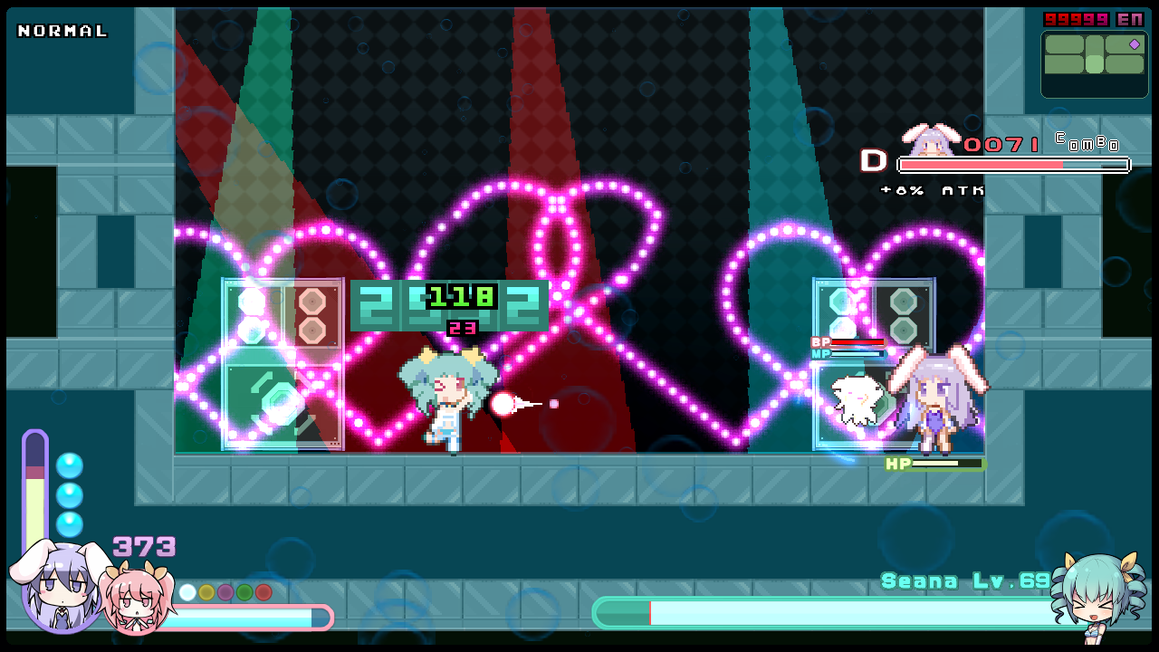 攻撃パターンはボスによって違う。ボスごとの攻撃も多彩で、まだ違う攻撃があるのかと驚くことも多い